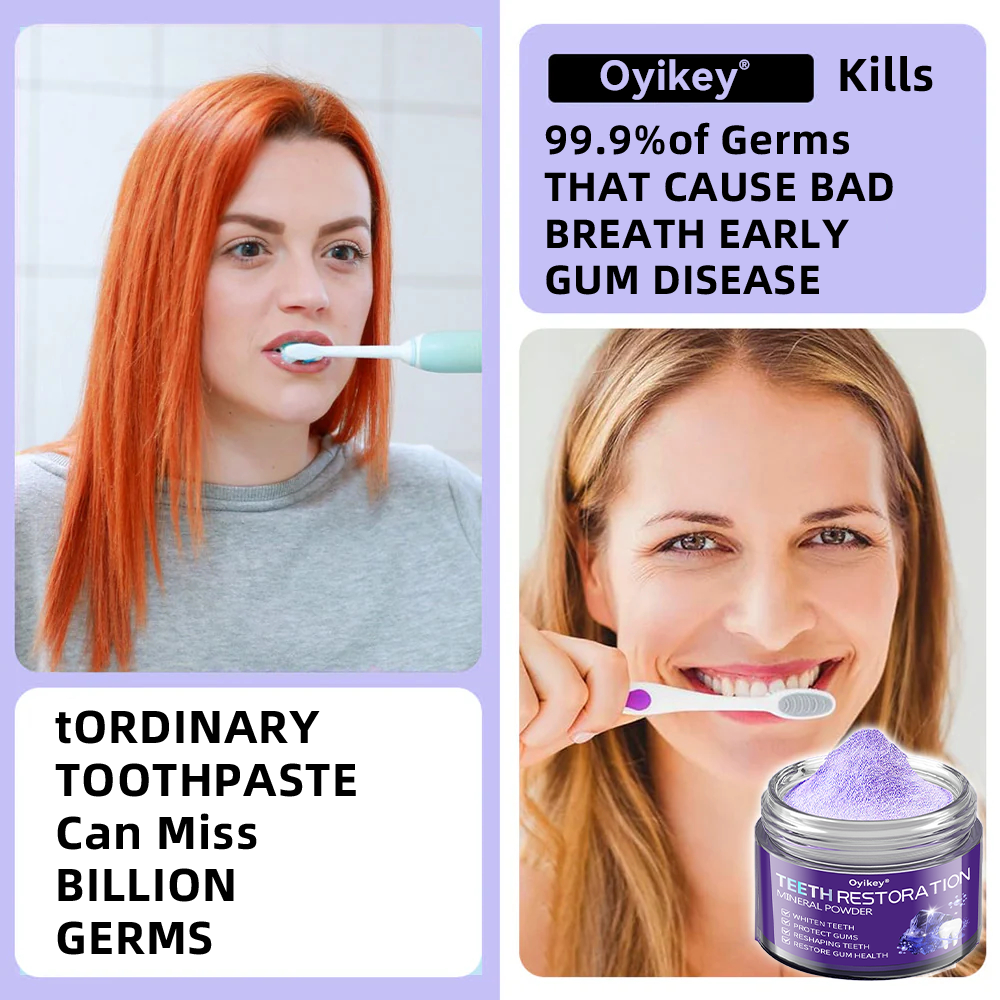 Oyikey® Teeth Restoration Mineral Powder👩‍⚕️Recommended by the dentisit🎉𝗟𝗶𝗺𝗶𝘁𝗲𝗱 𝘁𝗶𝗺𝗲 𝘀𝗽𝗲𝗰𝗶𝗮𝗹🔥