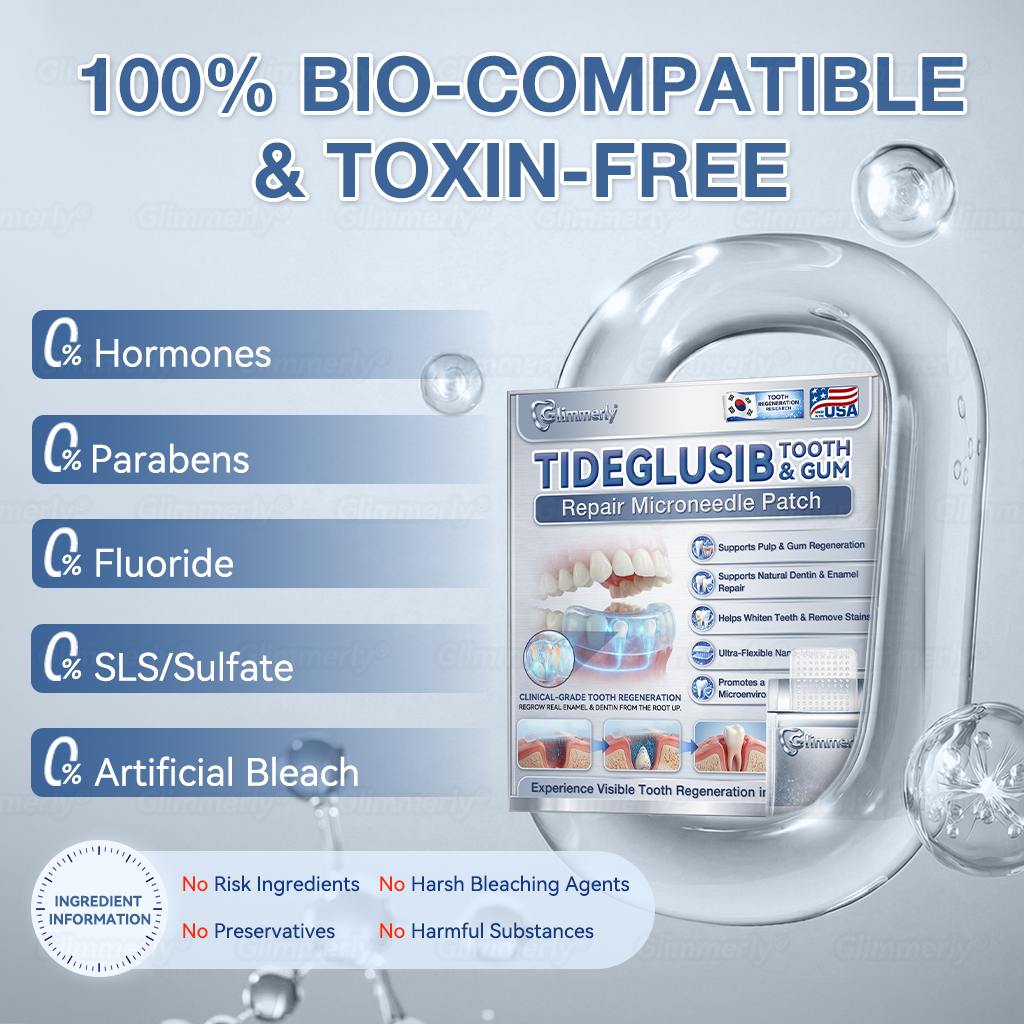 𝐆𝐥𝐢𝐦𝐦𝐞𝐫𝐥𝐲® 𝐓𝐢𝐝𝐞𝐠𝐥𝐮𝐬𝐢𝐛 𝐓𝐨𝐨𝐭𝐡 & 𝐆𝐮𝐦 𝐑𝐞𝐩𝐚𝐢𝐫 𝐌𝐢𝐜𝐫𝐨𝐧𝐞𝐞𝐝𝐥𝐞 𝐏𝐚𝐭𝐜𝐡👩‍⚕️ | 𝐀𝐝𝐯𝐚𝐧𝐜𝐞𝐝 𝐒𝐭𝐞𝐦-𝐂𝐞𝐥𝐥 𝐀𝐜𝐭𝐢𝐯𝐚𝐭𝐢𝐨𝐧 𝐓𝐞𝐞𝐭𝐡 𝐒𝐭𝐫𝐢𝐩𝐬(🦷𝐑𝐞𝐛𝐮𝐢𝐥𝐝 𝐄𝐧𝐚𝐦𝐞𝐥 & 𝐃𝐞𝐧𝐭𝐢𝐧 • 𝐒𝐭𝐫𝐞𝐧𝐠𝐭𝐡𝐞𝐧 𝐆𝐮𝐦𝐬 • 𝐄𝐫𝐚𝐝𝐢𝐜𝐚𝐭𝐞 𝐓𝐚𝐫𝐭𝐚𝐫 & 𝐎𝐝𝐨𝐫 • 𝐒𝐭𝐨𝐩 𝐓𝐨𝐨𝐭𝐡 𝐒𝐞𝐧𝐬𝐢𝐭𝐢𝐯𝐢𝐭𝐲)🪴