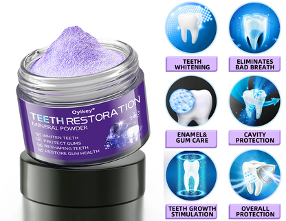 Oyikey® Teeth Restoration Mineral Powder👩‍⚕️Recommended by the dentisit🎉𝗟𝗶𝗺𝗶𝘁𝗲𝗱 𝘁𝗶𝗺𝗲 𝘀𝗽𝗲𝗰𝗶𝗮𝗹🔥