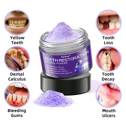 Oyikey® Teeth Restoration Mineral Powder👩‍⚕️Recommended by the dentisit🎉𝗟𝗶𝗺𝗶𝘁𝗲𝗱 𝘁𝗶𝗺𝗲 𝘀𝗽𝗲𝗰𝗶𝗮𝗹🔥
