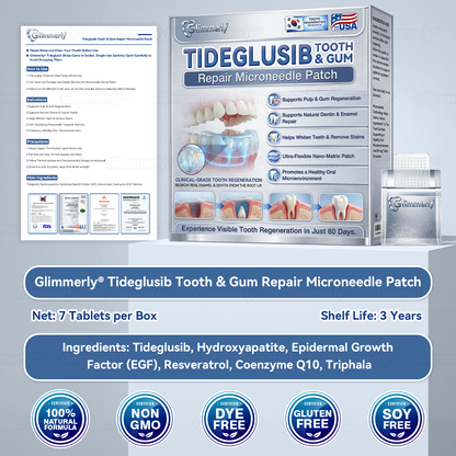 𝐆𝐥𝐢𝐦𝐦𝐞𝐫𝐥𝐲® 𝐓𝐢𝐝𝐞𝐠𝐥𝐮𝐬𝐢𝐛 𝐓𝐨𝐨𝐭𝐡 & 𝐆𝐮𝐦 𝐑𝐞𝐩𝐚𝐢𝐫 𝐌𝐢𝐜𝐫𝐨𝐧𝐞𝐞𝐝𝐥𝐞 𝐏𝐚𝐭𝐜𝐡👩‍⚕️ | 𝐀𝐝𝐯𝐚𝐧𝐜𝐞𝐝 𝐒𝐭𝐞𝐦-𝐂𝐞𝐥𝐥 𝐀𝐜𝐭𝐢𝐯𝐚𝐭𝐢𝐨𝐧 𝐓𝐞𝐞𝐭𝐡 𝐒𝐭𝐫𝐢𝐩𝐬(🦷𝐑𝐞𝐛𝐮𝐢𝐥𝐝 𝐄𝐧𝐚𝐦𝐞𝐥 & 𝐃𝐞𝐧𝐭𝐢𝐧 • 𝐒𝐭𝐫𝐞𝐧𝐠𝐭𝐡𝐞𝐧 𝐆𝐮𝐦𝐬 • 𝐄𝐫𝐚𝐝𝐢𝐜𝐚𝐭𝐞 𝐓𝐚𝐫𝐭𝐚𝐫 & 𝐎𝐝𝐨𝐫 • 𝐒𝐭𝐨𝐩 𝐓𝐨𝐨𝐭𝐡 𝐒𝐞𝐧𝐬𝐢𝐭𝐢𝐯𝐢𝐭𝐲)🪴