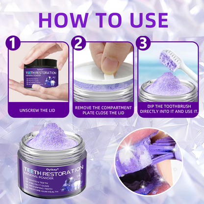 Oyikey® Teeth Restoration Mineral Powder👩‍⚕️Recommended by the dentisit🎉𝗟𝗶𝗺𝗶𝘁𝗲𝗱 𝘁𝗶𝗺𝗲 𝘀𝗽𝗲𝗰𝗶𝗮𝗹🔥