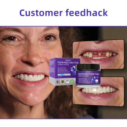 Oyikey® Teeth Restoration Mineral Powder👩‍⚕️Recommended by the dentisit🎉𝗟𝗶𝗺𝗶𝘁𝗲𝗱 𝘁𝗶𝗺𝗲 𝘀𝗽𝗲𝗰𝗶𝗮𝗹🔥