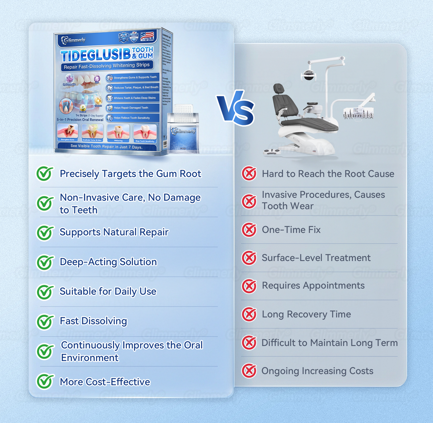 𝐆𝗹𝐢𝙢𝙢𝐞𝐫𝗹𝙮® 𝐓𝐢𝐝𝙚𝐠𝗜𝐮𝐬𝐢𝐛 𝐓𝐨𝐨𝐭𝐡 & 𝐆𝐮𝐦 𝐑𝐞𝐩𝐚𝐢𝐫 𝐌𝐢𝐜𝐫𝐨𝐧𝐞𝐞𝐝𝗜𝐞 𝐏𝐚𝐭𝐜𝐡 | 🦷𝐀𝐝𝐯𝐚𝐧𝐜𝐞𝐝 𝐒𝐭𝐞𝐦-𝐂𝐞𝐥𝐥 𝐀𝐜𝐭𝐢𝐯𝐚𝐭𝐢𝐨𝐧 𝐓𝐞𝐞𝐭𝐡 𝐒𝐭𝐫𝐢𝐩𝐬❄️(𝐑𝐞𝐛𝐮𝐢𝐥𝐝 𝐄𝐧𝐚𝐦𝐞𝐥 & 𝐃𝐞𝐧𝐭𝐢𝐧 • 𝐒𝐭𝐫𝐞𝐧𝐠𝐭𝐡𝐞𝐧 𝐆𝐮𝐦𝐬 • 𝐄𝐫𝐚𝐝𝐢𝐜𝐚𝐭𝐞 𝐓𝐚𝐫𝐭𝐚𝐫 & 𝐎𝐝𝐨𝐫 • 𝐒𝐭𝐨𝐩 𝐓𝐨𝐨𝐭𝐡 𝐒𝐞𝐧𝐬𝐢𝐭𝐢𝐯𝐢𝐭𝐲)