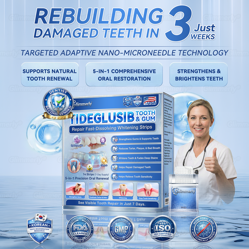 𝐆𝗹𝐢𝙢𝙢𝐞𝐫𝗹𝙮® 𝐓𝐢𝐝𝙚𝐠𝗜𝐮𝐬𝐢𝐛 𝐓𝐨𝐨𝐭𝐡 & 𝐆𝐮𝐦 𝐑𝐞𝐩𝐚𝐢𝐫 𝐌𝐢𝐜𝐫𝐨𝐧𝐞𝐞𝐝𝗜𝐞 𝐏𝐚𝐭𝐜𝐡 | 🦷𝐀𝐝𝐯𝐚𝐧𝐜𝐞𝐝 𝐒𝐭𝐞𝐦-𝐂𝐞𝐥𝐥 𝐀𝐜𝐭𝐢𝐯𝐚𝐭𝐢𝐨𝐧 𝐓𝐞𝐞𝐭𝐡 𝐒𝐭𝐫𝐢𝐩𝐬🆕(𝐑𝐞𝐛𝐮𝐢𝐥𝐝 𝐄𝐧𝐚𝐦𝐞𝐥 & 𝐃𝐞𝐧𝐭𝐢𝐧 • 𝐒𝐭𝐫𝐞𝐧𝐠𝐭𝐡𝐞𝐧 𝐆𝐮𝐦𝐬 • 𝐄𝐫𝐚𝐝𝐢𝐜𝐚𝐭𝐞 𝐓𝐚𝐫𝐭𝐚𝐫 & 𝐎𝐝𝐨𝐫 • 𝐒𝐭𝐨𝐩 𝐓𝐨𝐨𝐭𝐡 𝐒𝐞𝐧𝐬𝐢𝐭𝐢𝐯𝐢𝐭𝐲)